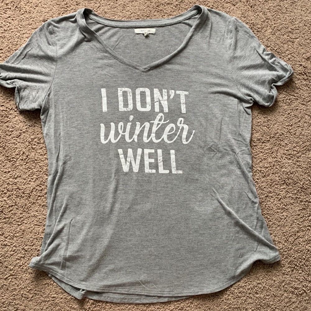 Grey graphic shirt